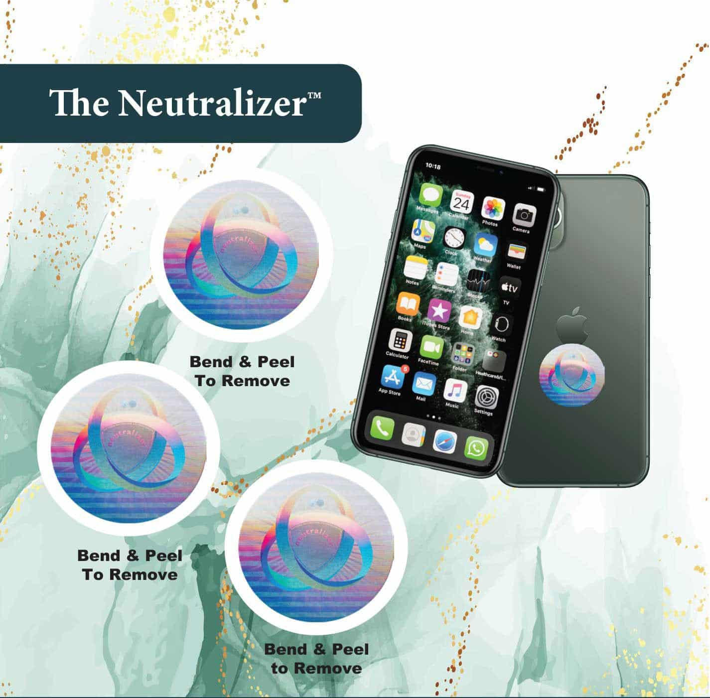 Neutralizador EMF Aulterra – Pack de 3 discos