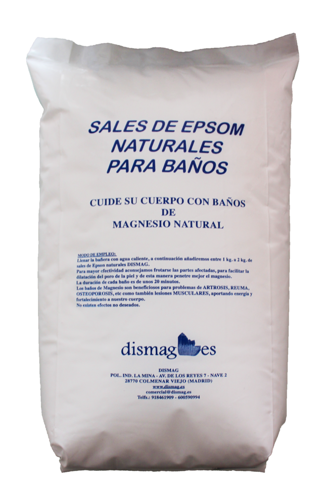 Sales de Epsom / Magnesio de baños 10 kg